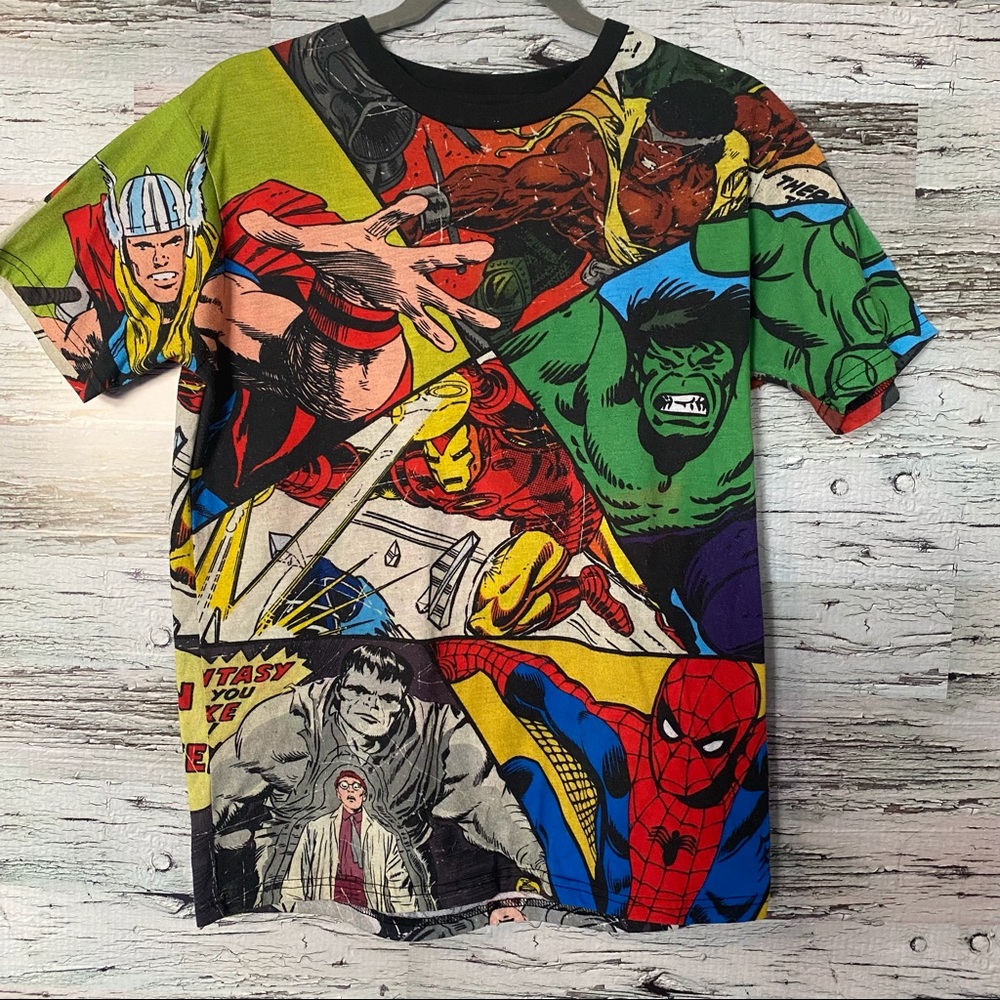 Marvel Comic Book Style Men’s T-Shirt
